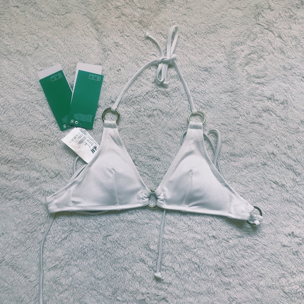 White bikini top